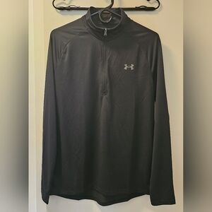 Under Armour NWT Men's Tech 2.0 Half-Zip Black Performance Jacket - Size M